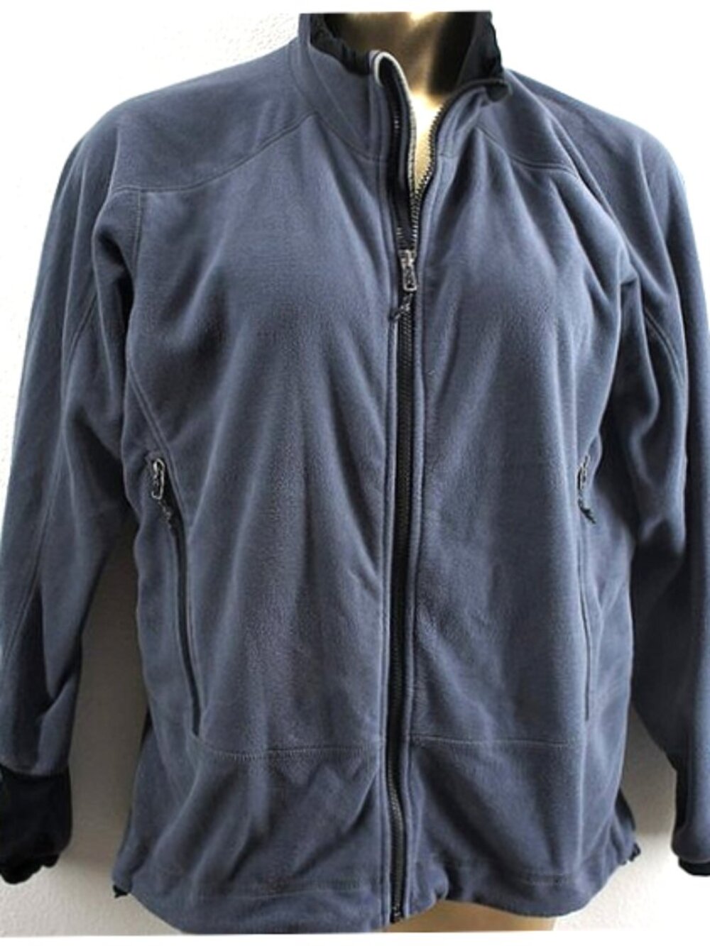 Mountain Hardwear Gray Polartec Fleece Zip Jacket size 14